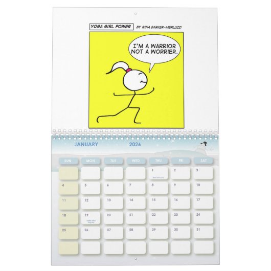 Yoga Girl Power "het hele jaar door" Kalender (Jan 2026)