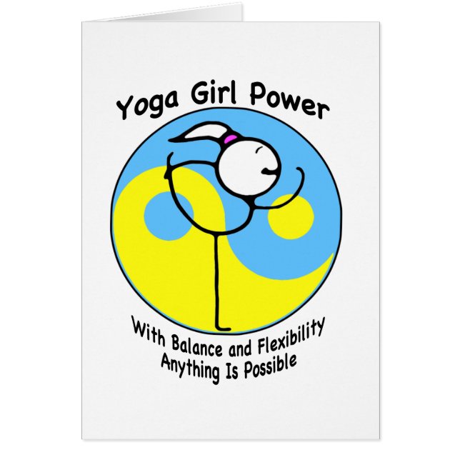 Yoga Girl Power Logo (Voorkant)