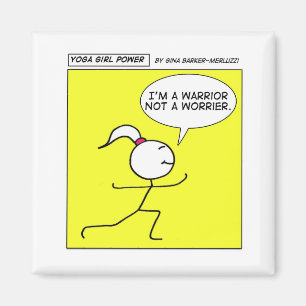 Yoga Girl Power Magneet
