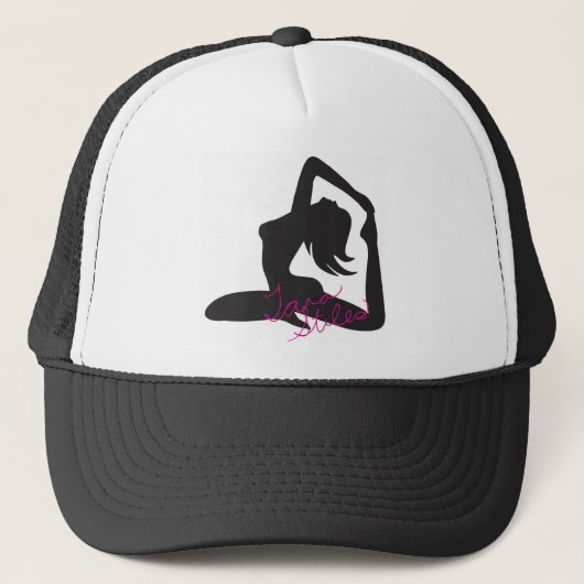 Yoga Girl Trucker Hat Pet (Voorkant)