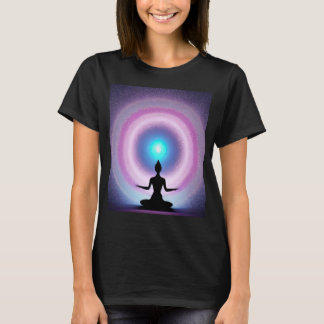 Yoga Girl Vrouw Sun Salutation Meditation Chakra T-shirt