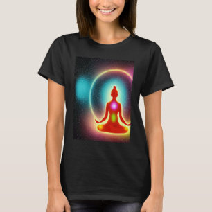 Yoga Girl Vrouw Sun Salutation Meditation Chakra T-shirt