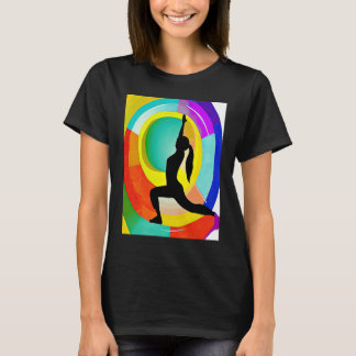 Yoga Girl Vrouw Sun Salutation Meditation Chakra T-shirt