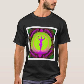 Yoga Girl Vrouw Sun Salutation Meditation Chakra T-shirt