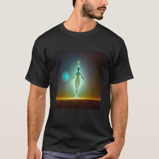 Yoga Girl Vrouw Sun Salutation Meditation Chakra T-shirt