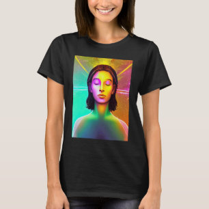 Yoga Girl Vrouw Sun Salutation Meditation Chakra T-shirt