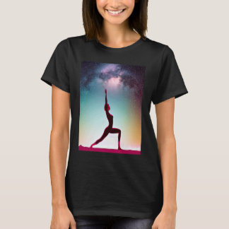 Yoga Girl Vrouw Sun Salutation Meditation Chakra T-shirt