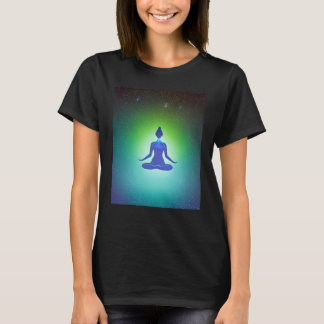 Yoga Girl Vrouw Sun Salutation Meditation Chakra T-shirt