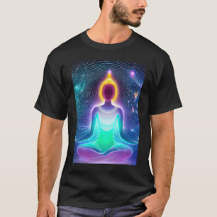 Yoga Girl Vrouw Sun Salutation Meditation Chakra T-shirt
