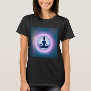 Yoga Girl Vrouw Sun Salutation Meditation Chakra T-shirt