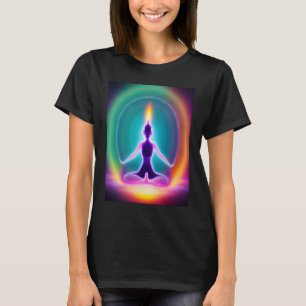 Yoga Girl Vrouw Sun Salutation Meditation Chakra T-shirt