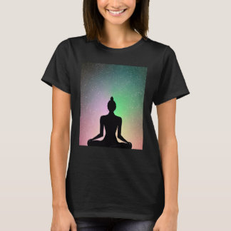 Yoga Girl Vrouw Sun Salutation Meditation Chakra T-shirt