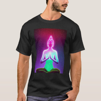 Yoga Girl Vrouw Sun Salutation Meditation Chakra T-shirt