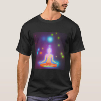 Yoga Girl Vrouw Sun Salutation Meditation Chakra T-shirt