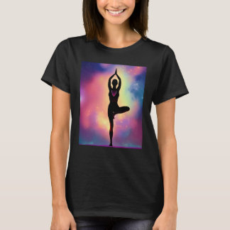 Yoga Girl Vrouw Sun Salutation Meditation Chakra T-shirt
