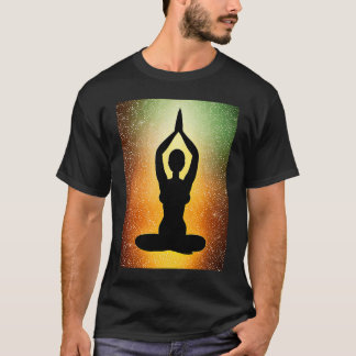 Yoga Girl Vrouw Sun Salutation Meditation Chakra T-shirt