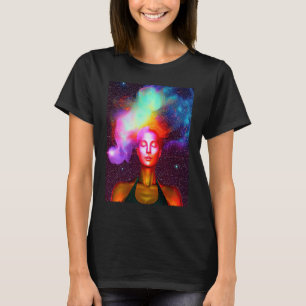 Yoga Girl Vrouw Sun Salutation Meditation Chakra T-shirt