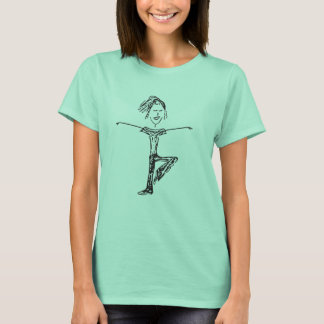 Yoga Girl | Zwart T-shirt