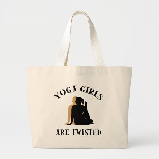 Yoga GIrls is Twisted Gift Grote Tote Bag (Voorkant)