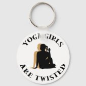 Yoga GIrls is Twisted Gift Sleutelhanger (Voorkant)