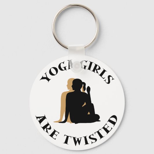Yoga GIrls is Twisted Gift Sleutelhanger (Voorkant)