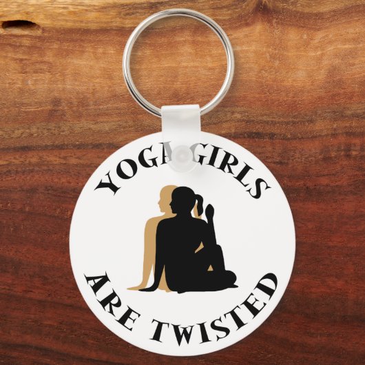Yoga GIrls is Twisted Gift Sleutelhanger (Voorkant)