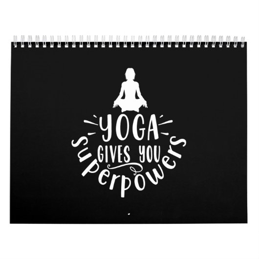 yoga gives you superpowers kalender (Hoes)