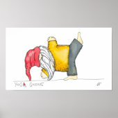 Yoga Gnome Poster - Star Pose (Voorkant)
