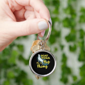 Yoga Goat Goatyoga Sleutelhanger (Hand)