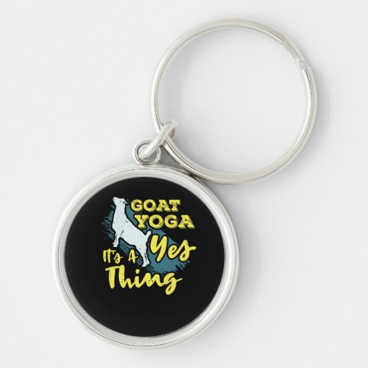 Yoga Goat Goatyoga Sleutelhanger (Voorkant)