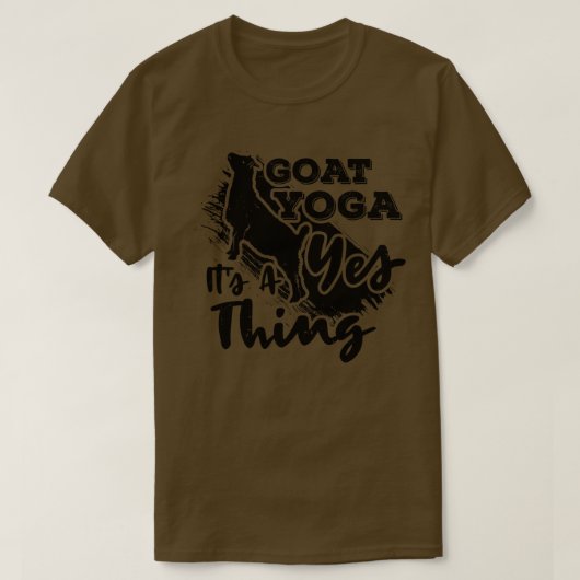 Yoga Goat Goatyoga T-shirt (Design voorkant)