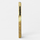 Yoga Gold bloemen, aangepaste naam Case-Mate iPhone Case (Achterkant/links)