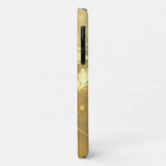Yoga Gold bloemen, aangepaste naam Case-Mate iPhone Case (Achterkant/links)
