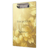 Yoga Gold bloemen, aangepaste naam Klembord (Links)