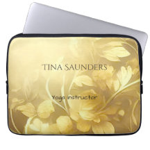 Yoga Gold bloemen, aangepaste naam
