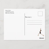 Yoga Gold, Blue en Red Mandala - Gepersonaliseerd Briefkaart (Achterkant)