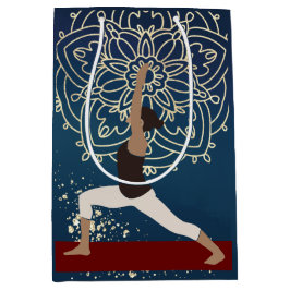 Yoga Gold, Blue en Red Mandala Meditation Medium Cadeauzakje