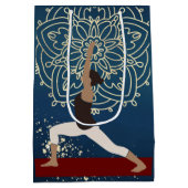 Yoga Gold, Blue en Red Mandala Meditation Medium Cadeauzakje (Achterkant)