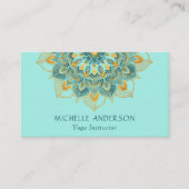 Yoga Gold Mandala Visitekaartje (Voorkant)