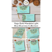 Yoga Gold Mandala Visitekaartje