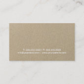 Yoga Gold Om Symbool Classy Beach Zand & Water Visitekaartje (Achterkant)