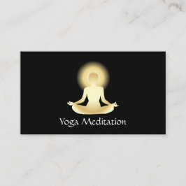 Yoga (goud) Verlicht Visitekaartje