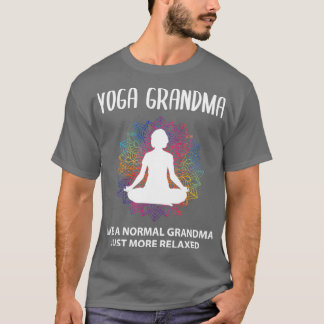Yoga Grandma Grandmoeder Funny Gezegde Gift T-shirt