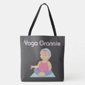 YOGA GRANNIE TOTE BAG (Voorkant)