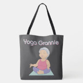 YOGA GRANNIE TOTE BAG (Achterkant)
