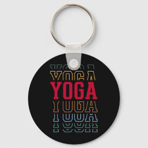 Yoga Grappige Gelaagde Tekst Instructeur Coach _1  Sleutelhanger