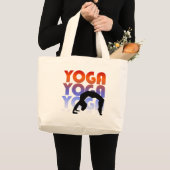 yoga grote tote bag (Voorkant (product))