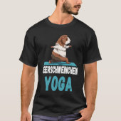 Yoga Guinea Pig Exercise Stretching for Guinee Pig T-shirt (Voorkant)