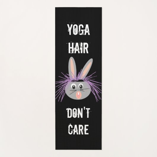 Yoga Hair geeft geen grappig Gezegde Yogamat (Voorkant)
