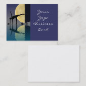 Yoga Half Moon Pose Visitekaartje (Voorkant / Achterkant)